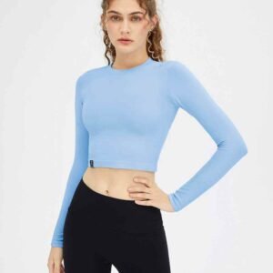 Stylové růžové skládací legíny do pasu pro ženy RUXI cz504