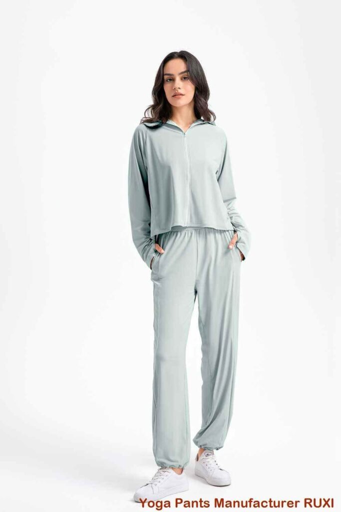 Krátké legíny na jógu Perfect Fit Vysoký komfort RUXI