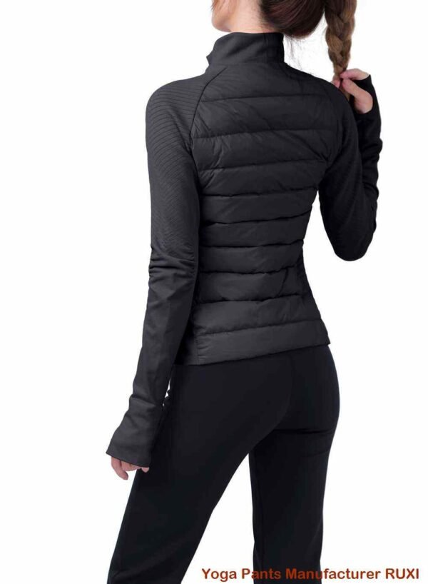 Black Tummy Control Legíny Slim Fit RUXI cz428