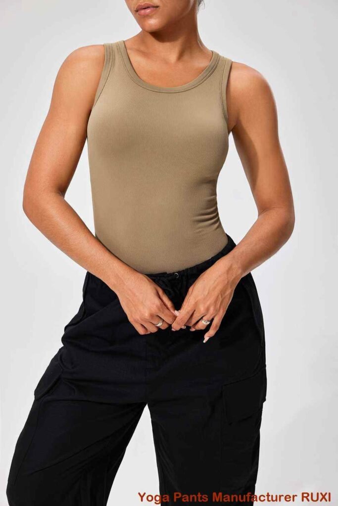 Vysoce kvalitní dámské legíny s kapsami RUXI cz677